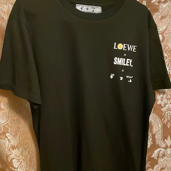 LOEWE×Smiley 黒Tシャツ Sサイズ スマイル ロエベ LOEWE パウラズイビザ Paula's Ibiza 20SS SMILEY WORLD